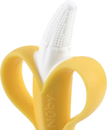 Nuby Nananubs Banana Massaging Teether – Baby Teething Toys 3 Months and Up