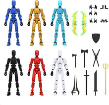 MerryXD 6 Pack Assembly Completed T13 3D Action Figure