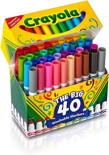Crayola Ultra Clean Washable Markers (40ct)