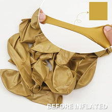 PartyWoo Gold Balloons 50pcs