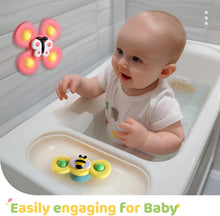 ALASOU 3PCS Suction Cup Spinner Toys for 1 2 Year