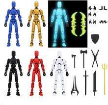 MerryXD 6 Pack Assembly Completed T13 3D Action Figure