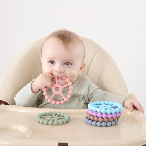 3 Pack Ring Teether Baby Infant Toys