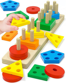 Montessori Toys for 1 2 3 Year Old Boy Girl