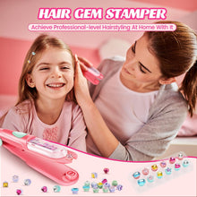 Hair Gem Stamper Kit, Bling Hair Jewels for Girls Toys