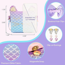 mibasies Purse for Little Girls Dress Up Jewelry Pretend Play Kids Accessories Mermaid Gifts