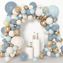 Amandir 153pcs Dusty Blue Balloon Garland Arch Kit