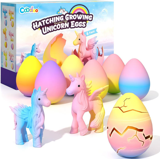 Coodoo Unicorn Hatching Rainbow Eggs for Kids