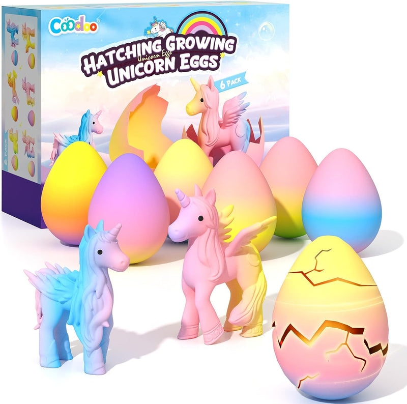 Coodoo Unicorn Hatching Rainbow Eggs for Kids