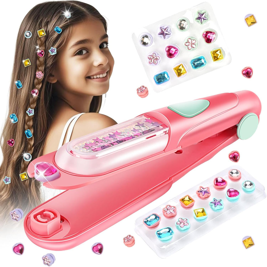 Hair Gem Stamper Kit, Bling Hair Jewels for Girls Toys