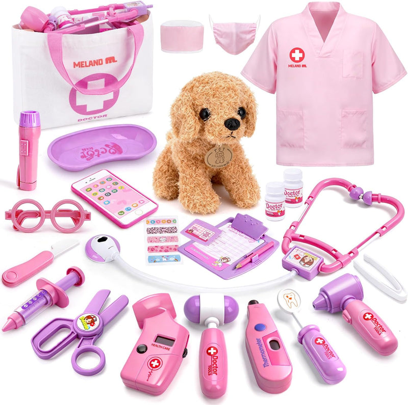 Meland Toy Doctor Kit for Girls