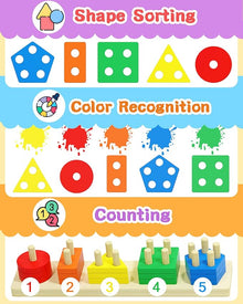 Montessori Toys for 1 2 3 Year Old Boy Girl