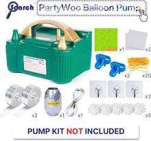PartyWoo Black Balloons 140 pcs