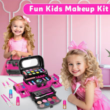 Hollyhi 58 Pcs Kids Makeup Kit for Girl
