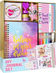 Nollh DIY Journal Kit for Girls - 26PCS Teen Tween Girl Gifts Trendy Stuff