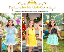 Princess Dress Up Clothes for Little Girl Role Play Costume Gift Set Princess Dress Up Toys for Toddler Girls