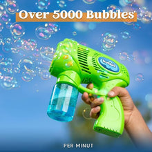 JOYIN 2 Kids Bubble Gun with 2 Bottles Refill Solution