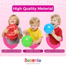 Bezente Assorted Rainbow Latex Balloons