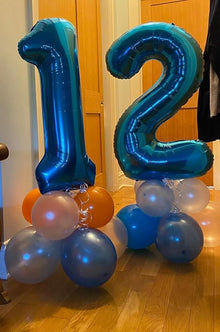 40 Inch Navy Blue 1 Balloon for First Birthday