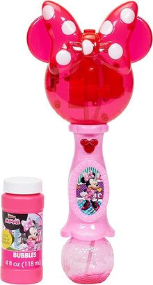 Little Kids Disney Minnie Mouse Light and Sound Musical Bubble Wand