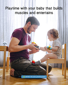 Infinno Baby Wrist Rattle Socks and Foot Finder Set