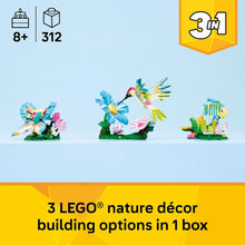 LEGO Creator 3 in1 Wild Animals: Colorful Hummingbird Building Toy for Girls, Boys, & Kids