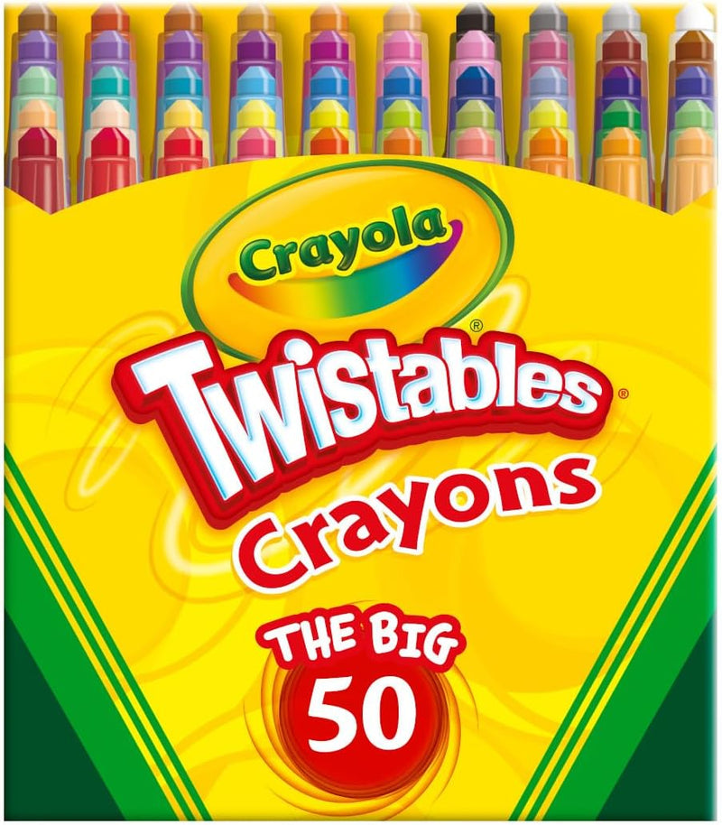 Crayola Mini Twistables Crayons for Kids (50ct)