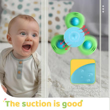ALASOU 3PCS Suction Cup Spinner Toys for 1 2 Year