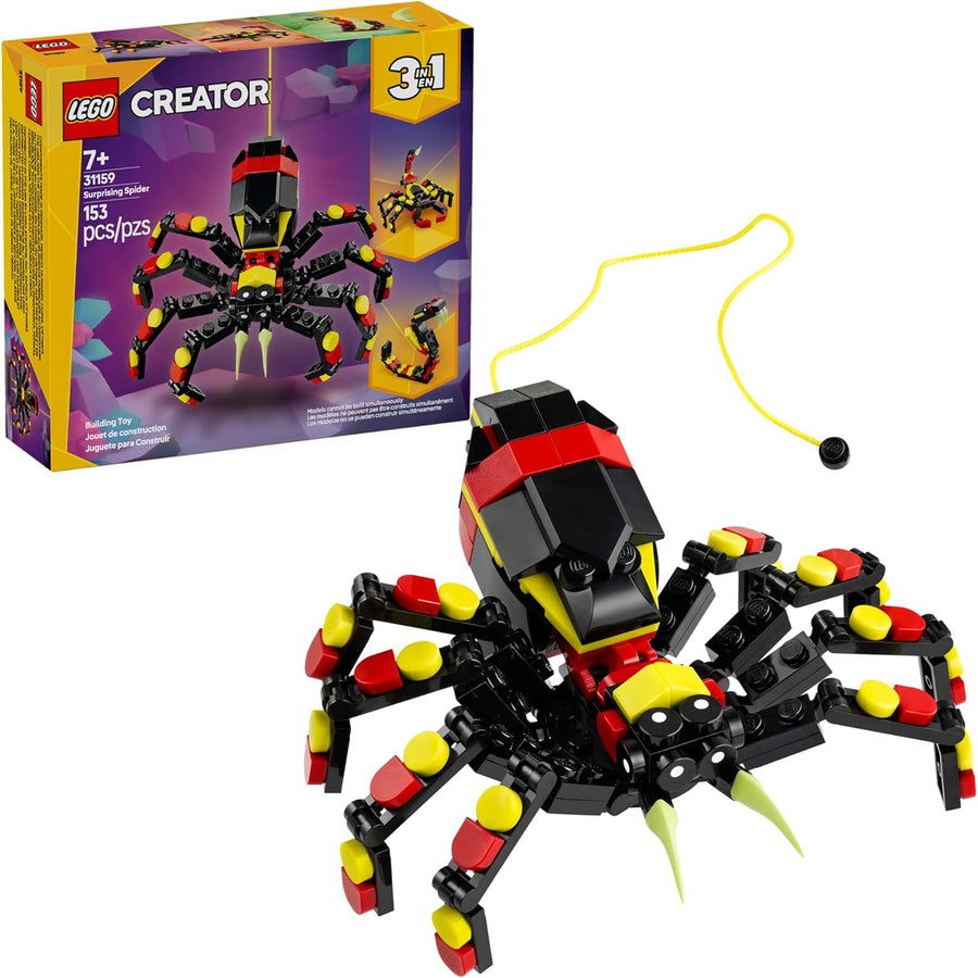LEGO Creator 3 in 1 Wild Animals Surprising Spider Toy