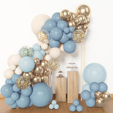 Amandir 153pcs Dusty Blue Balloon Garland Arch Kit