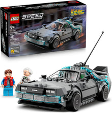 LEGO Speed Champions Time Machine from Back to The Future Building Toy for Kids