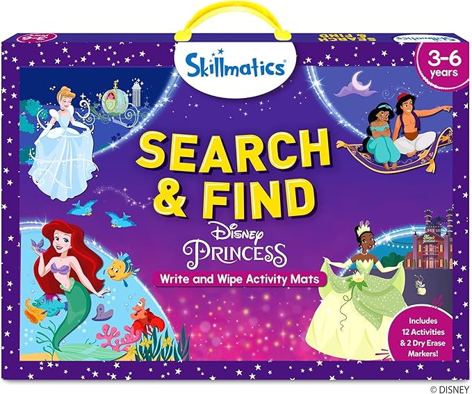 Skillmatics Search & Find Disney Princess Educational Game