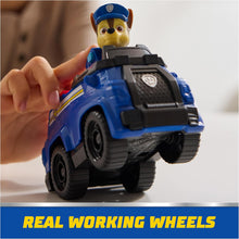 PAW Patrol, Chase’s Patrol Cruiser, Toy Car with Collectible Action Figure