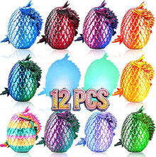 12PCS 3D Printed Dragon Eggs, Easter Basket Stuffers for Kids
