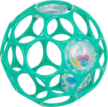 Bright Starts Oball Easy-Grasp Rattle BPA-Free Infant Toy in Teal