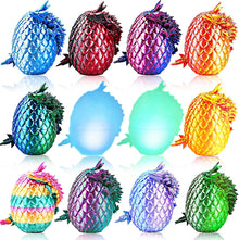 12PCS 3D Printed Dragon Eggs, Easter Basket Stuffers for Kids
