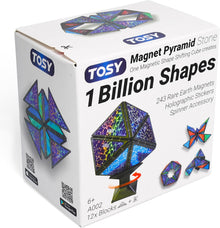 TOSY Magnet Pyramid Stone - 1 Cube Transforms into 1 Billion Shapes