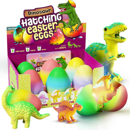 Dan&Darci Dinosaur Hatching Surprise Eggs for Kids