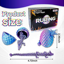 12PCS 3D Printed Dragon Eggs, Easter Basket Stuffers for Kids