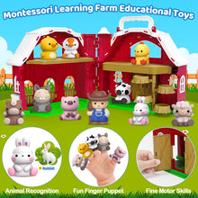 Aigybobo Farm Animals Big Barn Toys for 1 2 3 Year Old