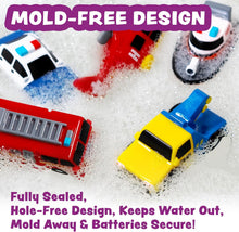Tub Works® Emergency™ Cars Light Up Bath Toys
