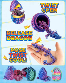 8" 3D Printed Dragon Eggs