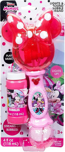 Little Kids Disney Minnie Mouse Light and Sound Musical Bubble Wand