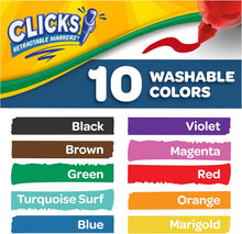 Crayola Clicks Retractable Tip Markers (10ct)