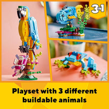 LEGO Creator 3 in 1 Exotic Parrot Building Toy Set