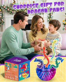 TBOLINE 4PCS 3D Printed Dragon Egg