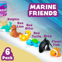 Tub Works® Marine™ Mold Free Bath Toys, 6 Pack