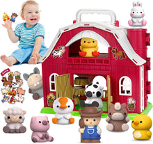 Aigybobo Farm Animals Big Barn Toys for 1 2 3 Year Old