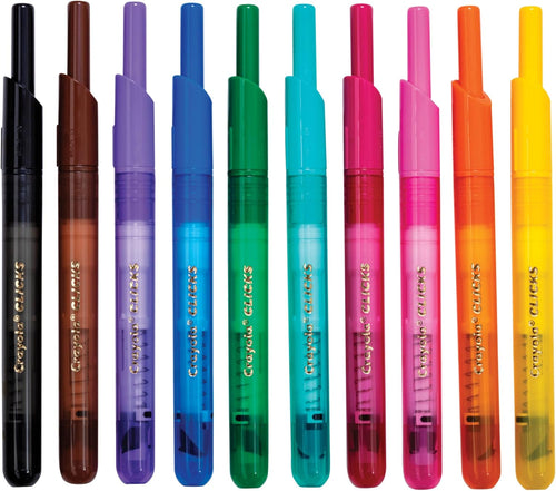 Crayola Clicks Retractable Tip Markers (10ct)