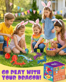 TBOLINE 4PCS 3D Printed Dragon Egg